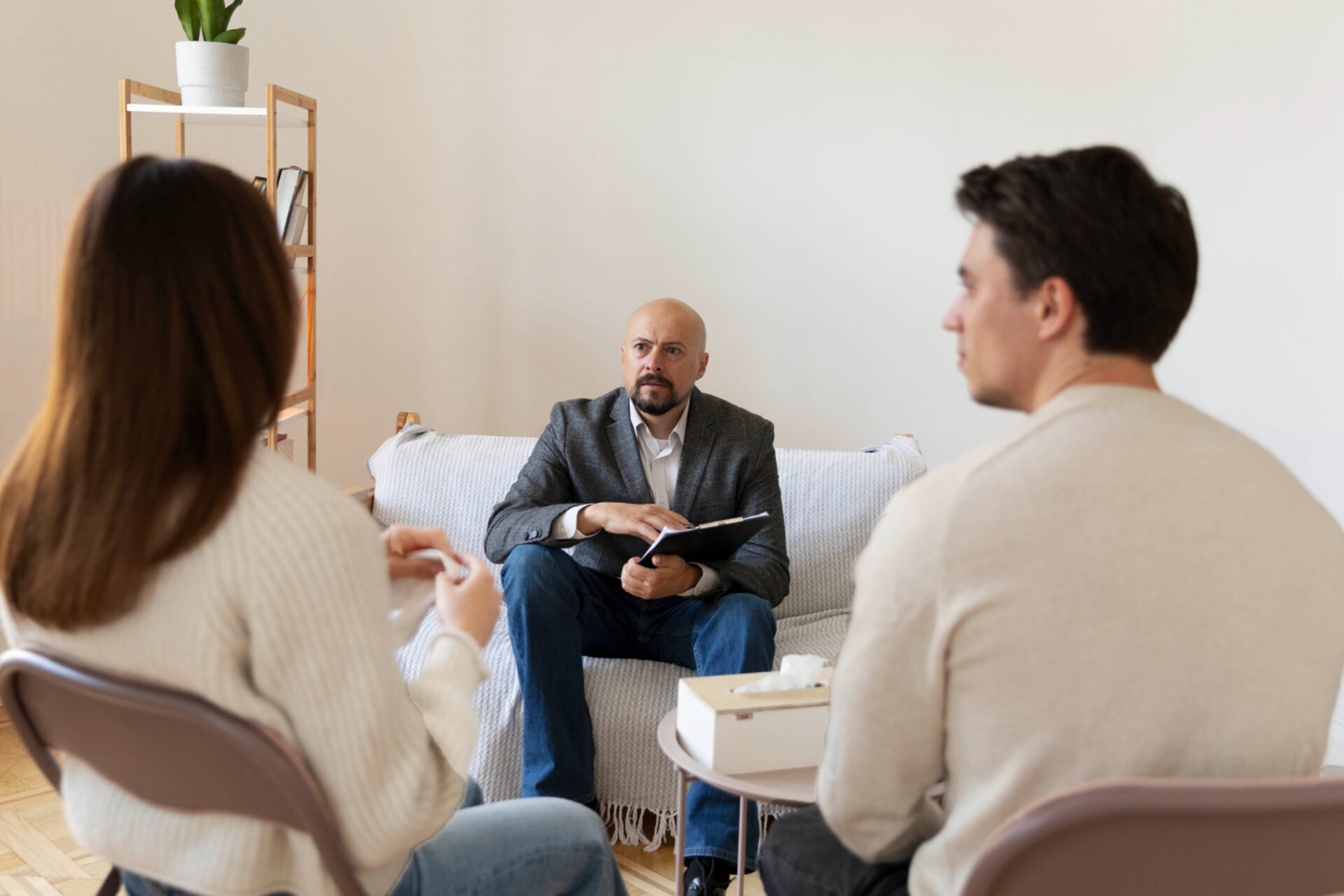 Participants in a Mental Health First Aid training session, learning how to support others' mental health in their communities.